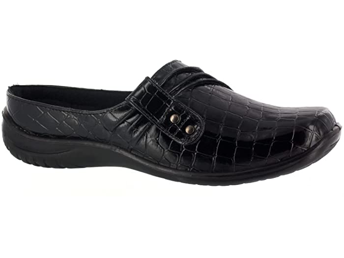 () ȥ꡼ ǥ ۥ꡼ Easy Street women Holly Black Patent Croco