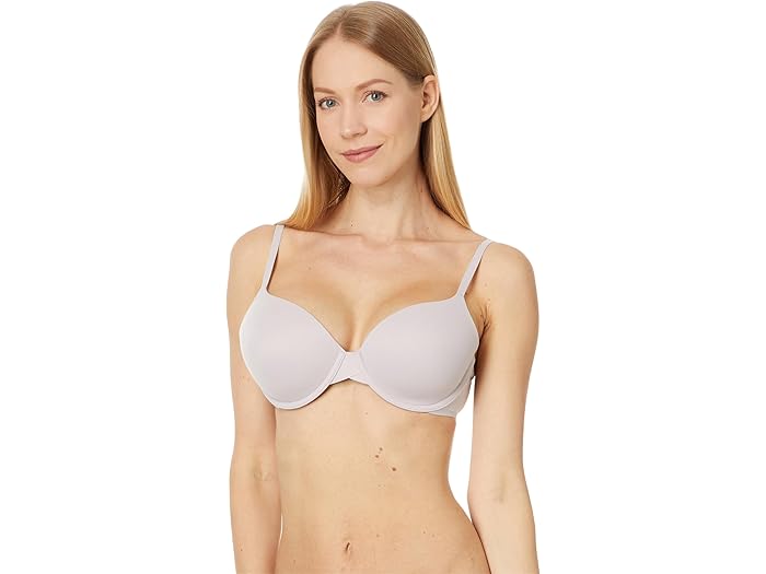 (取寄) カルバンクライン アンダーウェア レディース パーフェイクトリー フィット ライトリー ライン T-シャツ ブラ ウィズ メモリー タッチ Calvin Klein Underwear women Calvin Klein Underwear Perfectly Fit Lightly Lined T-Shirt Bra with Memory Touch Cloud Grey