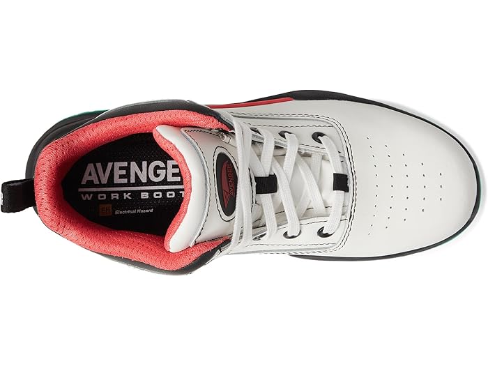 (取寄) アベンジャー ワークブーツ レディース リアクション Avenger Work Boots women Reaction White/Green