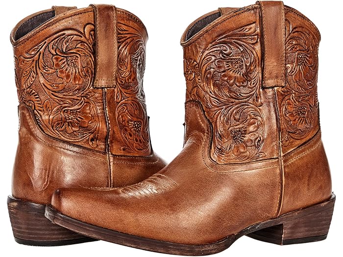 (取寄) ローパー レディース ダスティ ツールド Roper women Dusty Tooled Tan 2