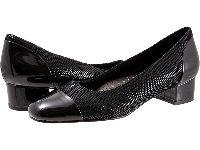 () ȥå ǥ ǥ Trotters women Daisy Black Mini Dot