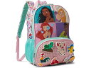 (取寄) ガールズ ディズニー プリンセス バックパック (リトル キッド/ビッグ キッド) BIOWORLD Kids girls Disney Princess Backpack (Little Kid/Big Kid) Pink 1(4)