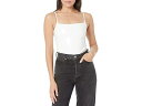 (取寄) コマンドー レディース フォー パテント レザー スパゲッティ ストラップ ボディスーツ BDS310 Commando women Faux Patent Leather Spaghetti Strap Bodysuit BDS310 White