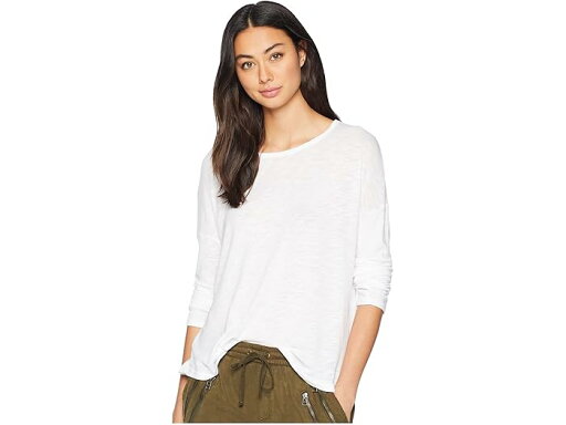 (取寄) スプレンディッド レディース ザンダー ロング スリーブ コットン モーダル スラブ イージー クルー ティー Splendid women Zander Long Sleeve Cotton Modal Slub Easy Crew Tee White (取寄) スプレンディッド レディース ザンダー ロング スリーブ コットン モーダル スラブ イージー クルー ティー Splendid women Zander Long Sleeve Cotton Modal Slub Easy Crew Tee White