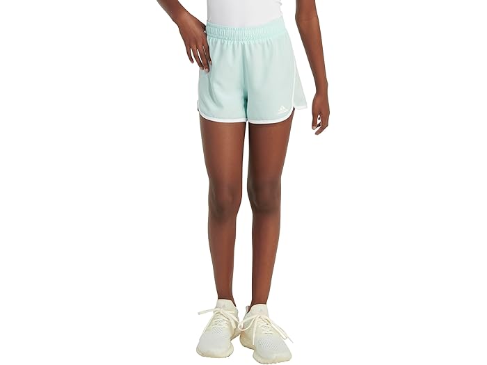 (取寄) アディダス キッズ ガールズ ウーブン レトロ ショート(ビッグ キッド) adidas Kids girls adidas Kids Woven Retro Short(Big Kid) Lt Aquaのサムネイル