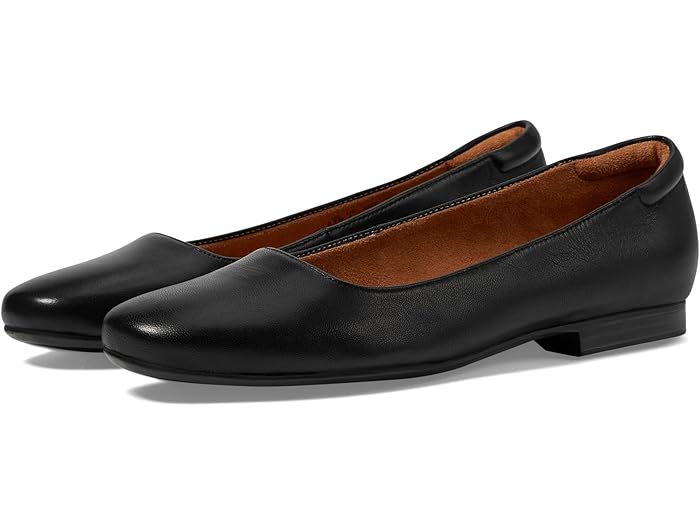 (取寄) ナチュラライザー レディース ケリー バレエ Naturalizer women Kelly Ballet Black Leather(4)