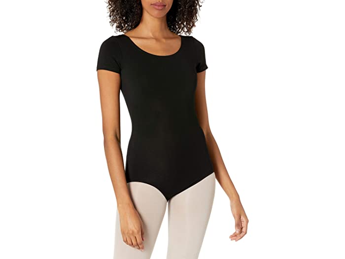 (取寄) カペジオ レディース ウィメンズ クラシック ショート スリーブ レオタード Capezio women Womens Classic Short Sleeve Leotard Black