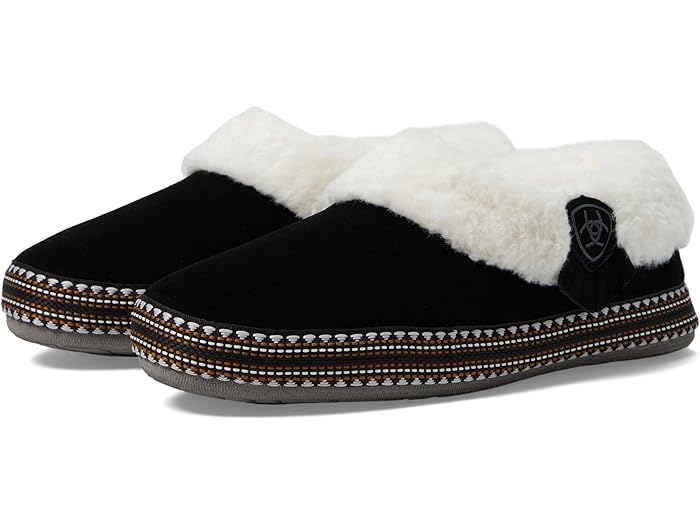(取寄) アリアット レディース メロディ スリッパ Ariat women Melody Slipper Black