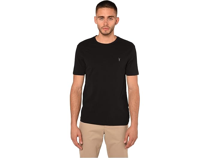 (取寄) オールセインツ メンズ ブレース トニック クルー ティー AllSaints men Brace Tonic Crew Tee Jet Black