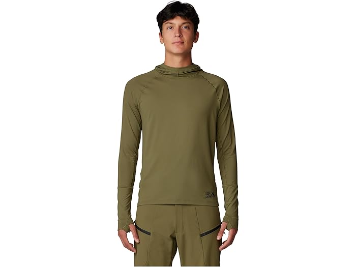 (取寄) マウンテンハードウェア メンズ バター アップ フーディ Mountain Hardwear men Mountain Hardwear Butter Up Hoody Combat Green