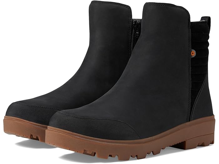() ܥ ǥ ۥ꡼ å 쥶  Bogs women Holly Zip Leather II Black