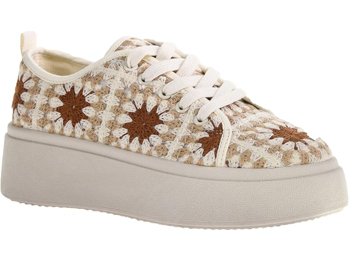 (取寄) ダーティランドリー レディース ランブリング クローシェ スニーカー Dirty Laundry women Rambling Crochet Sneakers Cream Multi