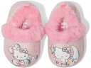 (取寄) ジョズモ ガールズ ハロー キティ スリッパ (リトル キッド/トドラー) Josmo girls Hello Kitty Slipper (Little Kid/Toddler) Pink