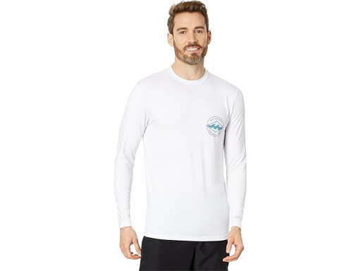 (取寄) ビラボン メンズ ローター ダイヤモンド ルーズ フィット ロング スリーブ ラッシュガード Billabong men Rotor Diamond Loose Fit Long Sleeve Rashguard White (取寄) ビラボン メンズ ローター ダイヤモンド ルーズ フィット ロング スリーブ ラッシュガード Billabong men Rotor Diamond Loose Fit Long Sleeve Rashguard White