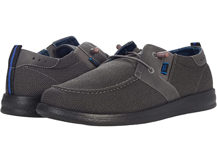 (取寄) ナン ブッシュ メンズ ブリュースキー モック トゥ ウィズ エラスティック バンジー Nunn Bush men Brewski Moc Toe Slip-on with Elastic Bungee Dark Gray