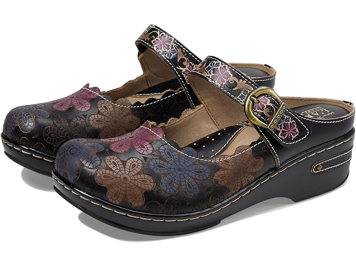 (取寄) ラルティストバイスプリングステップ レディース L'Artiste by Spring Step women Flochino Bla..