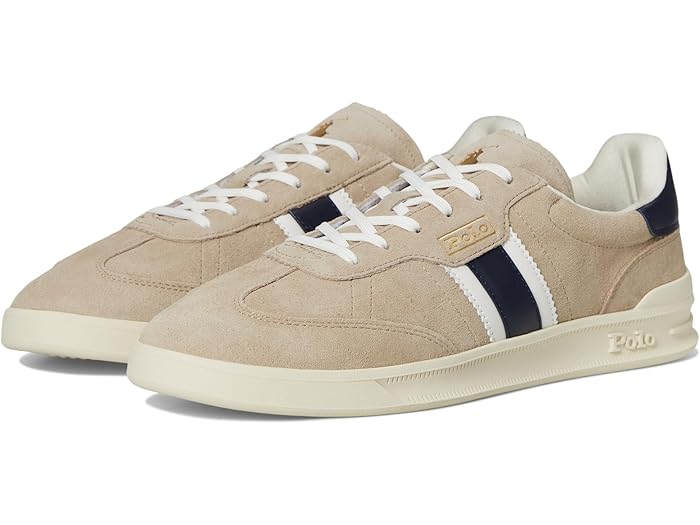(取寄) ラルフローレン メンズ ヘリテージ アエラ スエード スニーカー Polo Ralph Lauren men Heritage Aera Suede Sneakers Milkshake/Navy/White