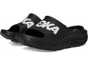 (取寄) ホカオネオネ オラ アスレチック スライド Hoka Ora Athletic Slide Black/White