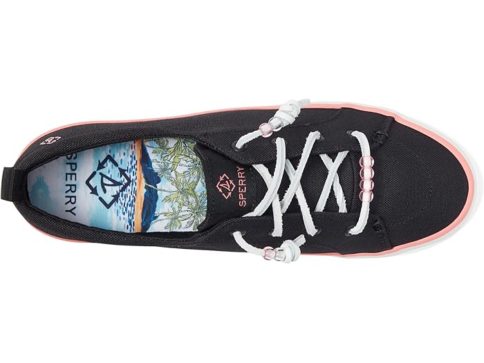 (取寄) スペリー レディース クレスト ヴィーブ プラットフォーム ビーデッド Sperry women Crest Vibe Platform Beaded Black