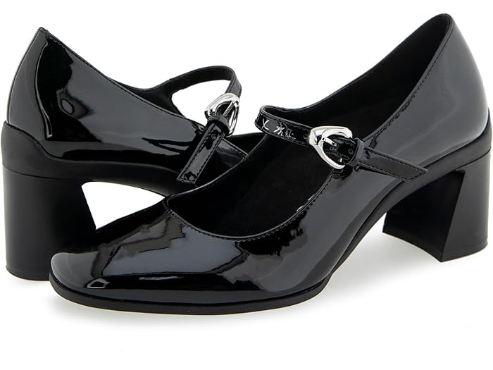 () 륺 ǥ  Aerosoles women Cali Black Patent Faux Leather