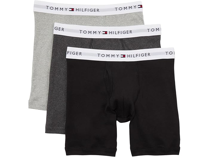 () ȥߡҥե  åȥ ܥ ֥꡼ 3-ѥå Tommy Hilfiger men Cotton Boxe...