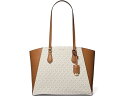 (取寄) マイケルコース レディース タリン ラージ マルチ ファンクション トップ ジップ トート MICHAEL Michael Kors women Taryn Large Multi Function Top Zip Tote Vanilla/Acorn(4)