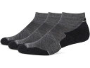 (取寄) スマートウール メンズ ラン ターゲッティド クッション アンクル ソックス 3-パック Smartwool men Run Targeted Cushion Ankle Socks 3-Pack Medium Gray
