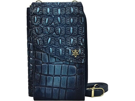 (取寄) アヌシュカ レディース 1173 クロスボディ フォン ケース Anuschka women 1173 Crossbody Phone Case Croc Embossed Sapphire (取寄) アヌシュカ レディース 1173 クロスボディ フォン ケース Anuschka women 1173 Crossbody Phone Case Croc Embossed Sapphire
