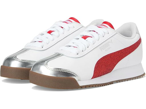 (取寄) プーマ キッズ キッズ ローマ (ビッグ キッド) PUMA Kids kids Roma (Big Kid) Puma White/For All Time Red/Puma Silver (取寄) プーマ キッズ キッズ ローマ (ビッグ キッド) PUMA Kids kids Roma (Big Kid) Puma White/For All Time Red/Puma Silver