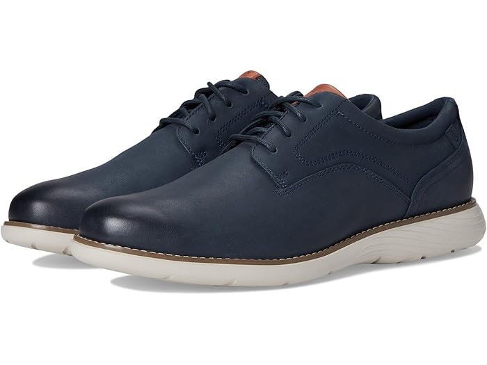 () åݡ  å ץ졼 ȥ Rockport men Garett Plain Toe Dark Blue ...
