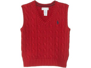 (取寄) ラルフローレン キッズ ボーイズ コーム コットン ベスト (インファント) Polo Ralph Lauren Kids boys Combed Cotton Vest (Infant) RL 2000 Red/C7932