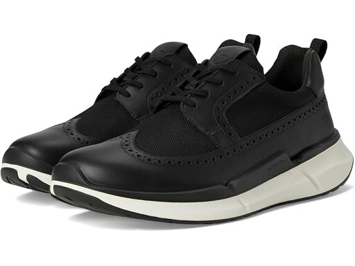 (取寄) エコー メンズ バイオム 2.2 ブローグ スニーカー ECCO men Biom 2.2 Brogue Sneakers Black/Black (取寄) エコー メンズ バイオム 2.2 ブローグ スニーカー ECCO men Biom 2.2 Brogue Sneakers Black/Black