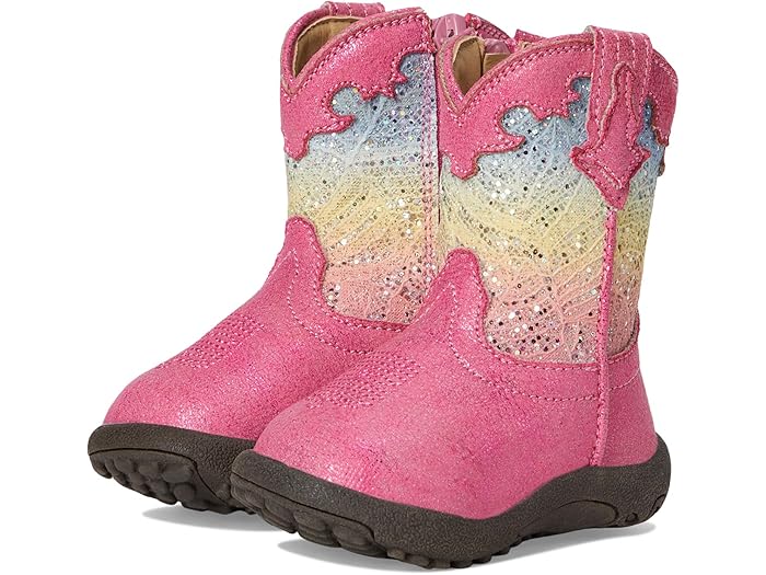 (取寄) ローパー キッズ ガールズ カウベビーズ グリッター レース (インファント/トドラー) Roper Kids girls Cowbabies Glitter Lace (Infant/Toddler) Pink