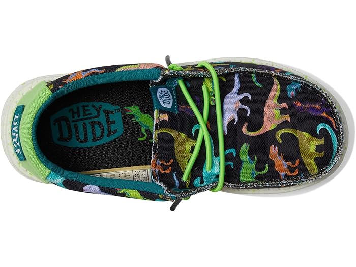 (取寄) ヘイデュードキッズ ボーイズ ウォーリー ディノ (トドラー) Hey Dude Kids boys Wally Dino (Toddler) Black/Lime 2