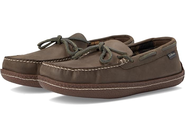 () 륨ӡ  ϥ  å եͥ-饤 L.L.Bean men Hand Sewn Slippe...