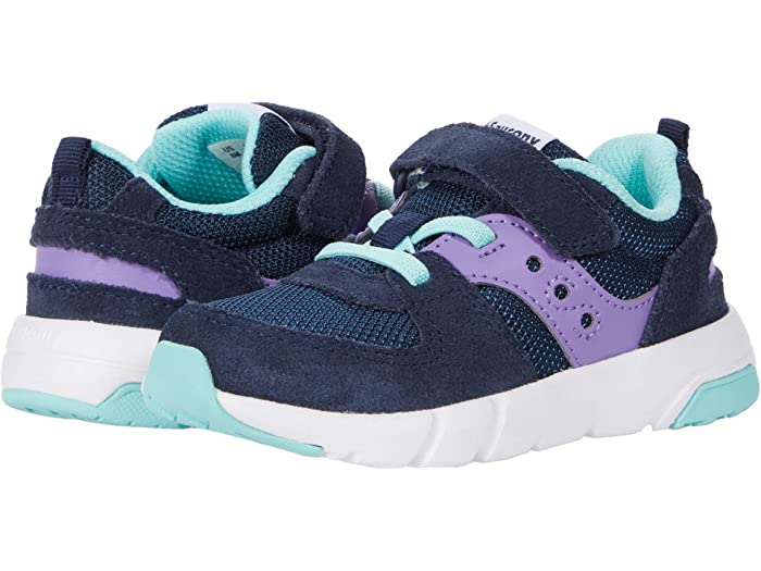 取寄 サッカニー キッズ ガールズ オリジナルス ジャズ ライト 2.0 トドラー/リトル キッド Saucony Kids girls Saucony Kids Originals Jazz Lite 2.0 Toddler/Little Kid Navy/Purple/Turquo…