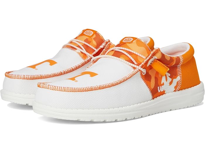 (取寄) ヘイ デュード メンズ ウォーリー トライ バーシティ メッシュ Hey Dude men Wally Tri Varsity Mesh Orange/White