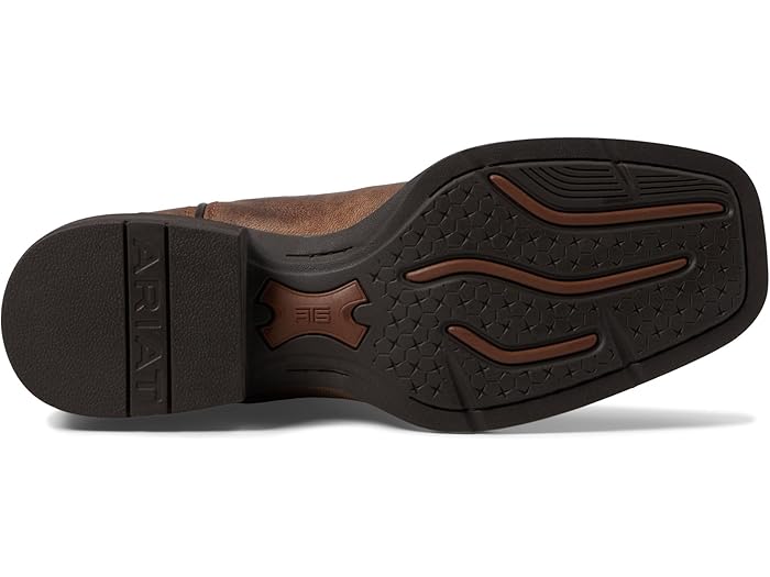 (取寄) アリアット メンズ スポーツ ロデオ ウェスタン ブーツ Ariat men Sport Rodeo Western Boot Crazy Crunch Tan/Determined Orange