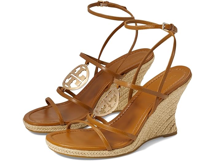 (取寄) トリーバーチ レディース 85 ウム カプリ ミラー エスパドリーユ ウェッジ Tory Burch women 85 mm Capri Miller Espadrille Wedge Caramel Corn/Gold