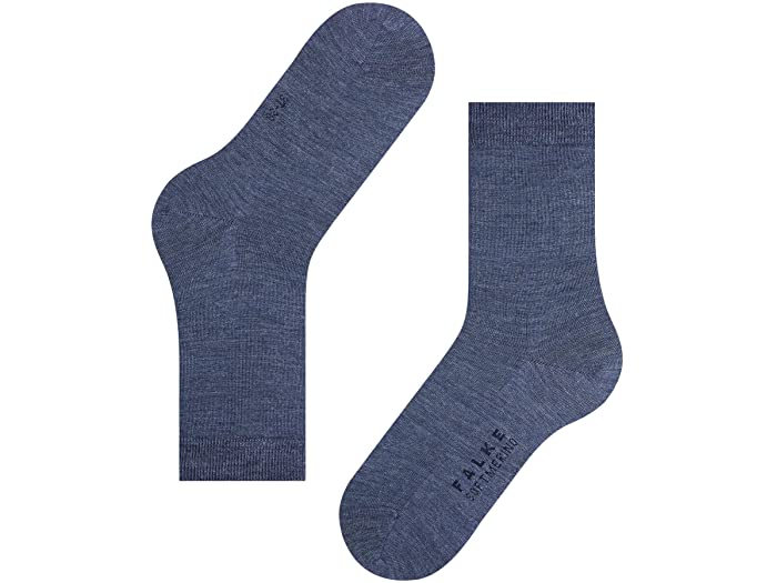 () t@P fB[X \tgm \bNX Falke women Falke Softmerino Socks Dark Blue Melange