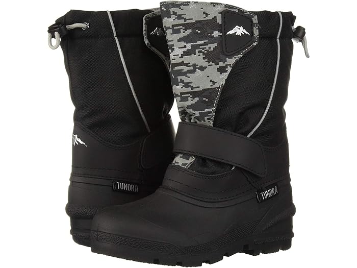 (取寄) ツンドラ ブーツ キッズ ボーイズ ケベック (トドラー/リトル キッド/ビッグ キッド) Tundra Boots Kids boys Tundra Boots Kids Quebec (Toddler/Little Kid/Big Kid) Black/Grey Camoのサムネイル