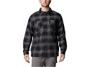 (取寄) コロンビア メンズ コーネル ウッズ フリース ライン シャツ ジャケット Columbia men Cornell Woods Fleece Lined Shirt Jacket Black Buffalo Tartan