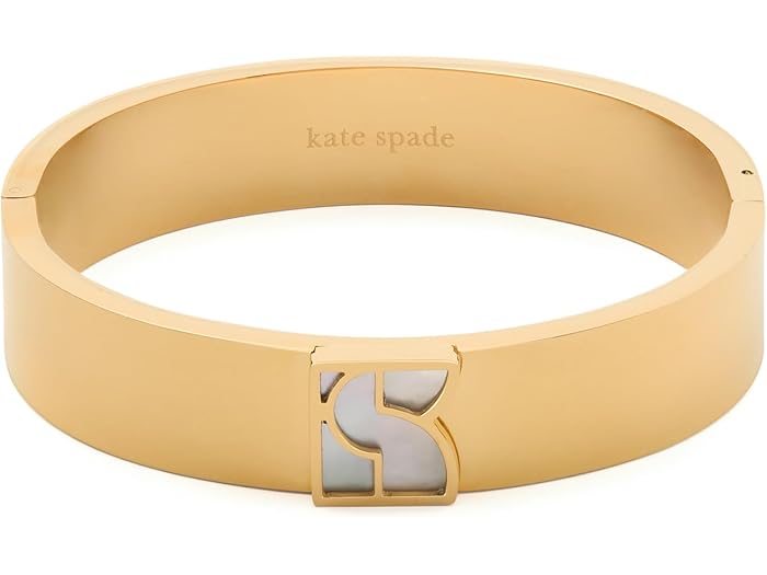 (取寄) ケイトスペード レディース ダコタ シグニチャー ヒンジド バングル Kate Spade New York women Kate Spade New York Dakota Signature Hinged Bangle Cream/Gold