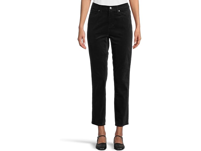 (取寄) アイリーン フィッシャー レディース ハイ ウェスト スリム アンクル ジーンズ Eileen Fisher women High Waisted Slim Ankle Jeans Black
