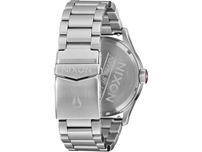 (取寄) ニクソン メンズ セントリー ステインレス スティール Nixon men Sentry Stainless Steel Silver/Cranberry