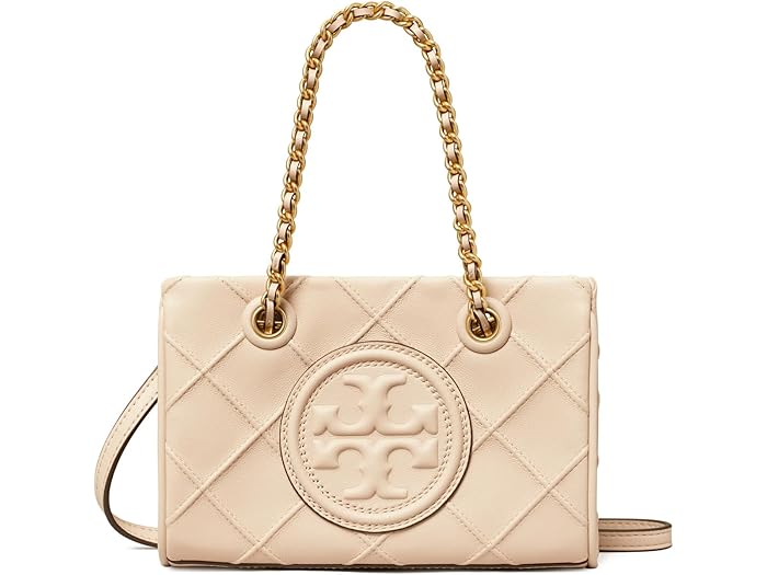 (取寄) トリーバーチ レディース フレミング ソフト ミニ チェイン トート Tory Burch women Fleming Soft Mini Chain Tote New Cream