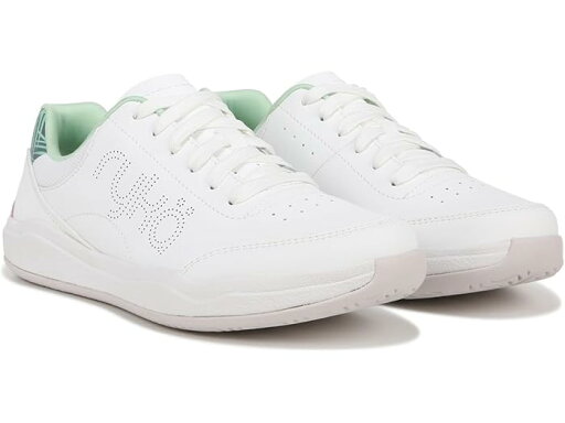 (取寄) ライカ レディース コートサド Ryka women Courtside White Green (取寄) ライカ レディース コートサド Ryka women Courtside White Green