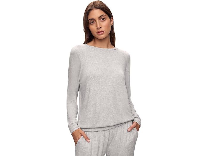 () С ǥ   롼 ͥå ץ륪С Eberjey women Cozy Time Crew...