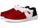 (取寄) ヘイ デュード メンズ ウォーリー トライ バーシティ メッシュ Hey Dude men Wally Tri Varsity Mesh Red/Navy
