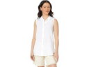 (取寄) エルエルビーン レディース クラウド ガーゼ スリーブレス チュニック L.L.Bean women Cloud Gauze Sleeveless Tunic White(4)